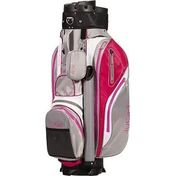 Golfový bag JuCad Manager Waterstop cart bag, šedo/růžový
