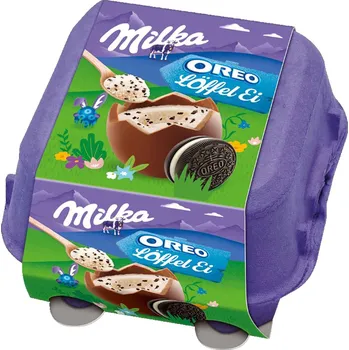 Čokoláda Milka Velikonoční koule s Oreo krémem 4 ks, 136g