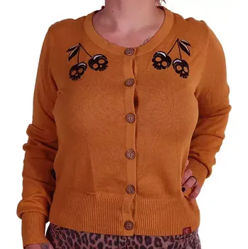 Dámský svetr Dámský svetr Rusty Pistons RPSWW39 Goshen mustard vel. XL