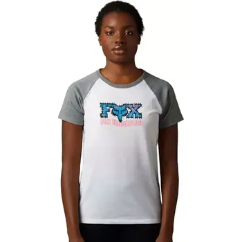 Dámské tričko Dámské tričko Fox Barb Wire Raglan Tee - White vel. S