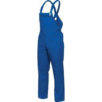 Pracovní obuv Pracovní kalhoty s laclem NORMAN Sara S modré