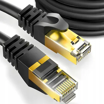 Síťový kabel Síťový kabel Retoo U/UTP RJ45 Cat 6a černý 15 m
