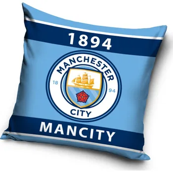 Polštář Fotbalový povlak na polštářek Manchester City 1894