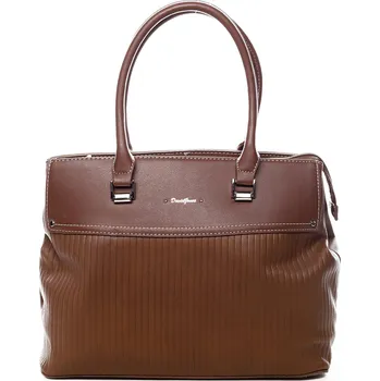 Kabelka Prostorná dámská taška Heather hnědá