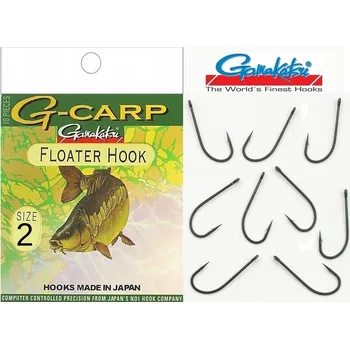 Rybářský háček Háček Gamakatsu Floater Hook velikost 2, 10 ks