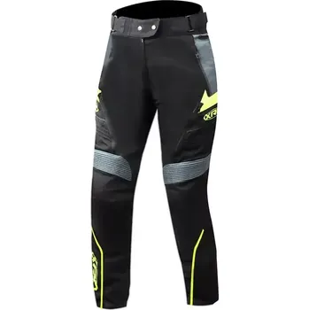 Moto kalhoty Dámské kalhoty na motorku XRC Winkle WTP blk/grey/fluo