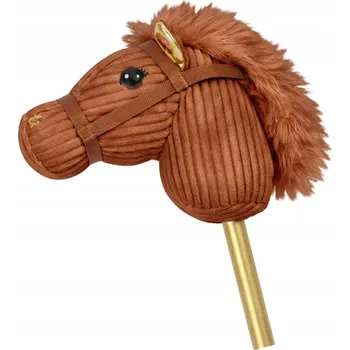 Hobby horsing Hobby Horse Happy Kiddo hnědý koník na tyči 72 cm se zvukem klusu