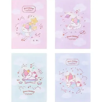 Sešit Squishy B5/42 listů Sešit s jednorožcem MIX