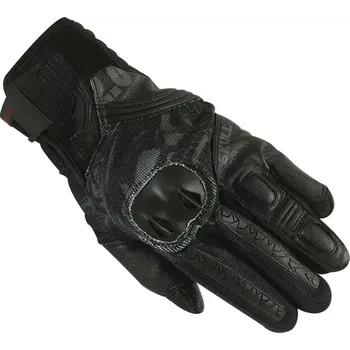 Moto oblečení Dámské rukavice na moto Nazran Stunt 2.0 skull black vel. XL