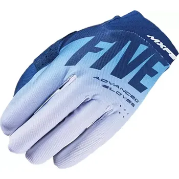Moto rukavice Motokrosové rukavice Five MXF2 Evo Split navy/white/blue
