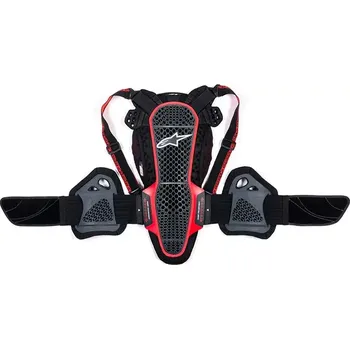 Motocyklový chránič hrudi a pátěře Páteřový chránič Alpinestars Nucleon KR-3 smoke black/red vel. L