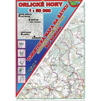 Orlické hory Šátek s mapou