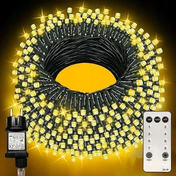 Vánoční dekorace Světelný řetěz / girlanda s 800 LED diodami, 100 m, s funkcí časovače
