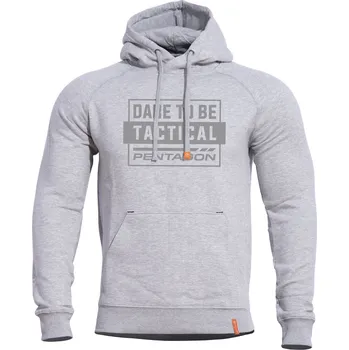 Pánská mikina Pentagon® Tactical Mikina Phaeton Dare To Be Tactical Pentagon®, Barva: Melange Grey, Velikost: S