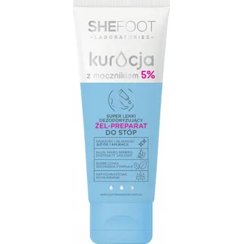 Péče o nohy Gel-přípravek na nohy SheFoot s ureou 5% 75 ml deodorační