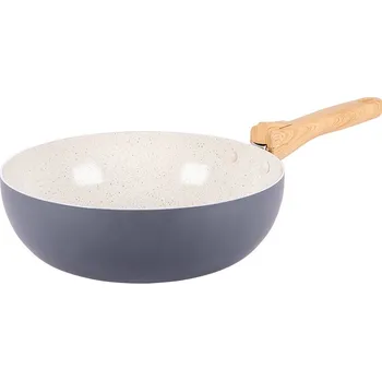 Hrnec Pánev Bo-Camp Wok pan Quayside Ø26 Barva: šedá/hnědá