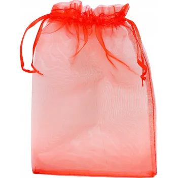 Obraz Sáčky z organzy, výška cca 20 cm, šířka cca 14 cm, 12 Ks/6 BAREV