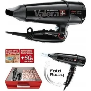 Fén Fén na vlasy Valera Swiss Light 5400 2000 W ionizace skládací černý