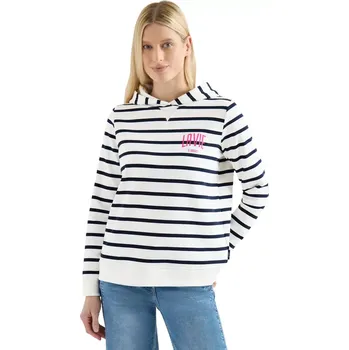 Dámská mikina Dámská pruhovaná mikina Cecil 303809 navy velikost XL