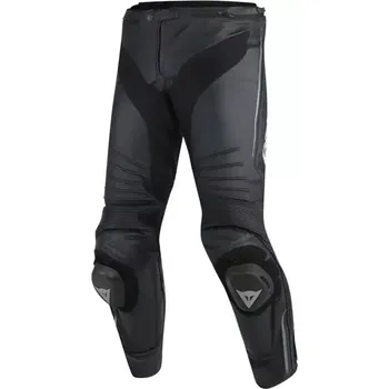 Sportovní oblečení Kalhoty na moto Dainese MISANO LEATHER BLACK/BLACK/ANTHRACITE