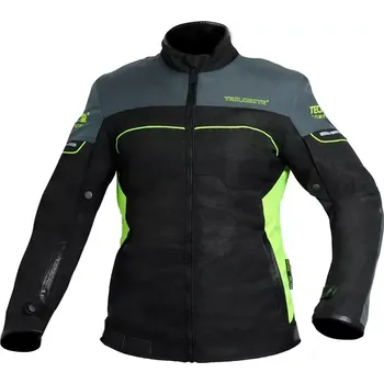 Sportovní oblečení Dámská bunda na moto Trilobite All Ride Tech-Air black/grey/yellow