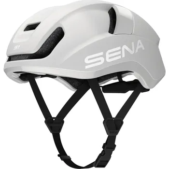 Chránič hlavy cyklo přilba s headsetem S1, SENA (matná bílá)
