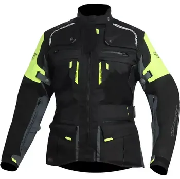 Sportovní oblečení Dámská bunda na moto Trilobite Rideknow Tech-Air black/yellow fluo vel. S