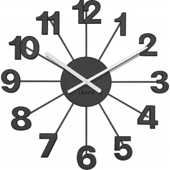 Hodiny Nástěnné hodiny LAVVU černé 42 cm
