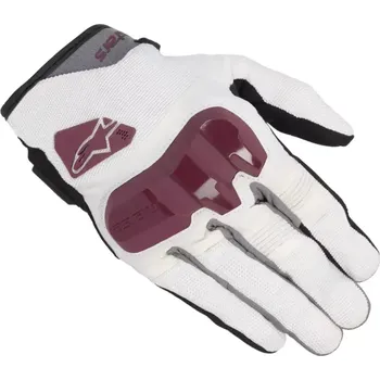 Moto oblečení Alpinestars Chrome Women´s off white/burgundy vel. M