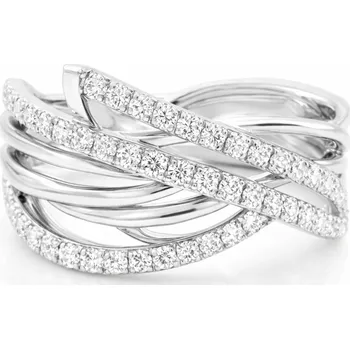 Prsten Luxusní stříbrný prsten se zirkony - jiskra elegance na každý den - ve velikostech 64, 68 64