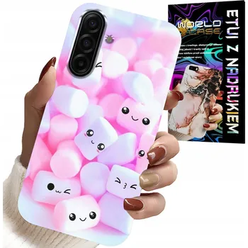 Pouzdro na mobilní telefon POUZDRO PRO SAMSUNG GALAXY A17 5G - SLADKÝ VZOR MARSHMALLOW, KRYT , ZADNÍ KRYT