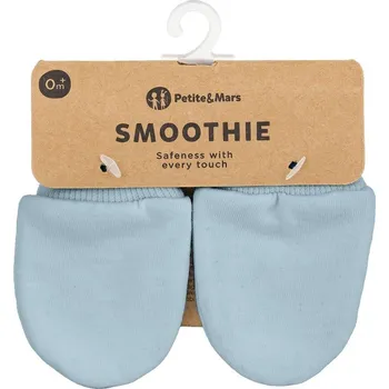 Rukavice PETITE&MARS rukavičky kojenecké Smoothie Sky Blue
