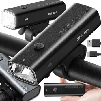 Cyklosvítilna Osvětlení na kolo Rockbros RHL400 400 lm akumulátor