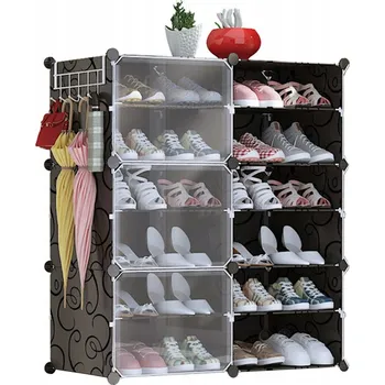 Botník Korbi 80 x 92 x 30 cm černý