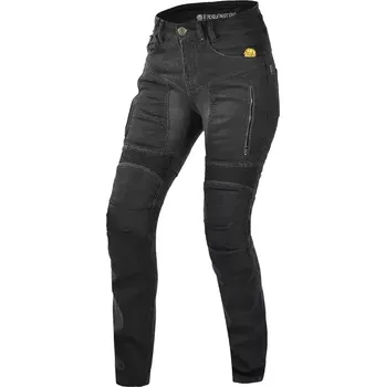 Moto oblečení Dámské kevlarové džíny na moto Trilobite Parado slim fit long black level 2 vel. 26