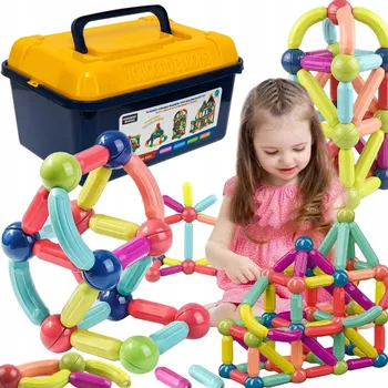 ostatní stavebnice Stavebnice click4TOYS sada 72 dílků pro děti od 3 let, plast