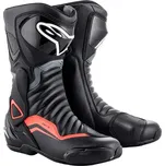 Boty na motorku Alpinestars SMX-6 V2 black/grey/red fluo vel. 42