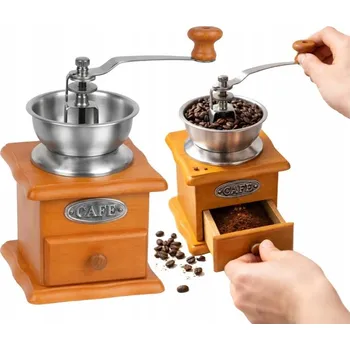 Kuchyňský mlýnek Ruční mlýnek PrzyPas dřevo béžový