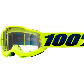 Motocyklové brýle Dětské motokrosové brýle 100% Accuri 2 yellow fluo