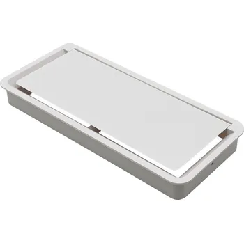 ASA 04002600002 EXIT LIGHT Kabelová průchodka, 116x260x27 mm, bílá