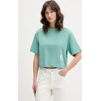 Pánské tričko Tričko Karl Lagerfeld Jeans A2W17076 tyrkysová 66X, vel. XS