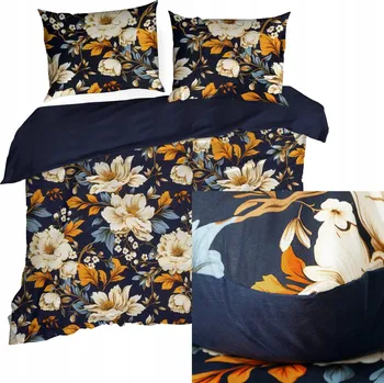 Povlečení SADA POVLEČENÍ 160 X 200 CM PŘIKRÝVKA + 2 POVLAKY NA POLŠTÁŘ