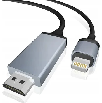 Video kabel HDMI adaptér s USB a Lightning konektorem pro iPhone, 2 m