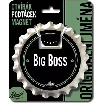 Otvírák Otvírák na pivo podtácek Big boss V.I.P.