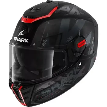 Helma na motorku Helma na moto Shark HE8113E KAR Spartan Rs Stingrey Mat Black Anthracite Red vel. XL