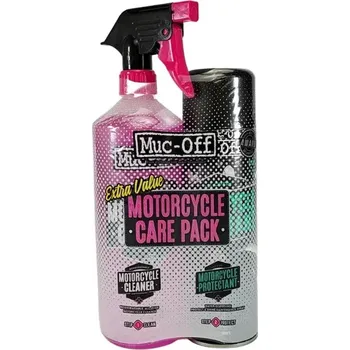 Motokosmetika MUC-OFF MOTORCYCLE CARE DUO KIT - Sada na čištění a ochranu povrchu motocyklů