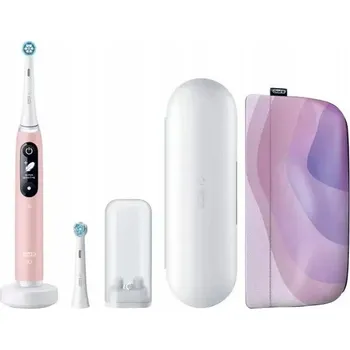 Elektrický zubní kartáček Sada 2 kusů kartáčků Oral-B iO Series 6 Duo white/pink