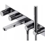 Omnires Contour podomítková vanová baterie chrom stříbrná CT8037/1CR