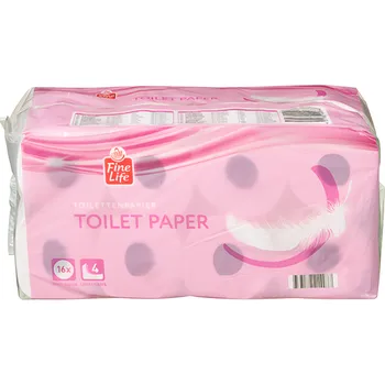Vatová tyčinka Fine Life Toaletní papír, 4vrstvý, 16 ks 321.6m