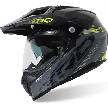 Helma na motorku Helma na moto XRC Dual Alpiner 3.0 dark grey/black/fluo